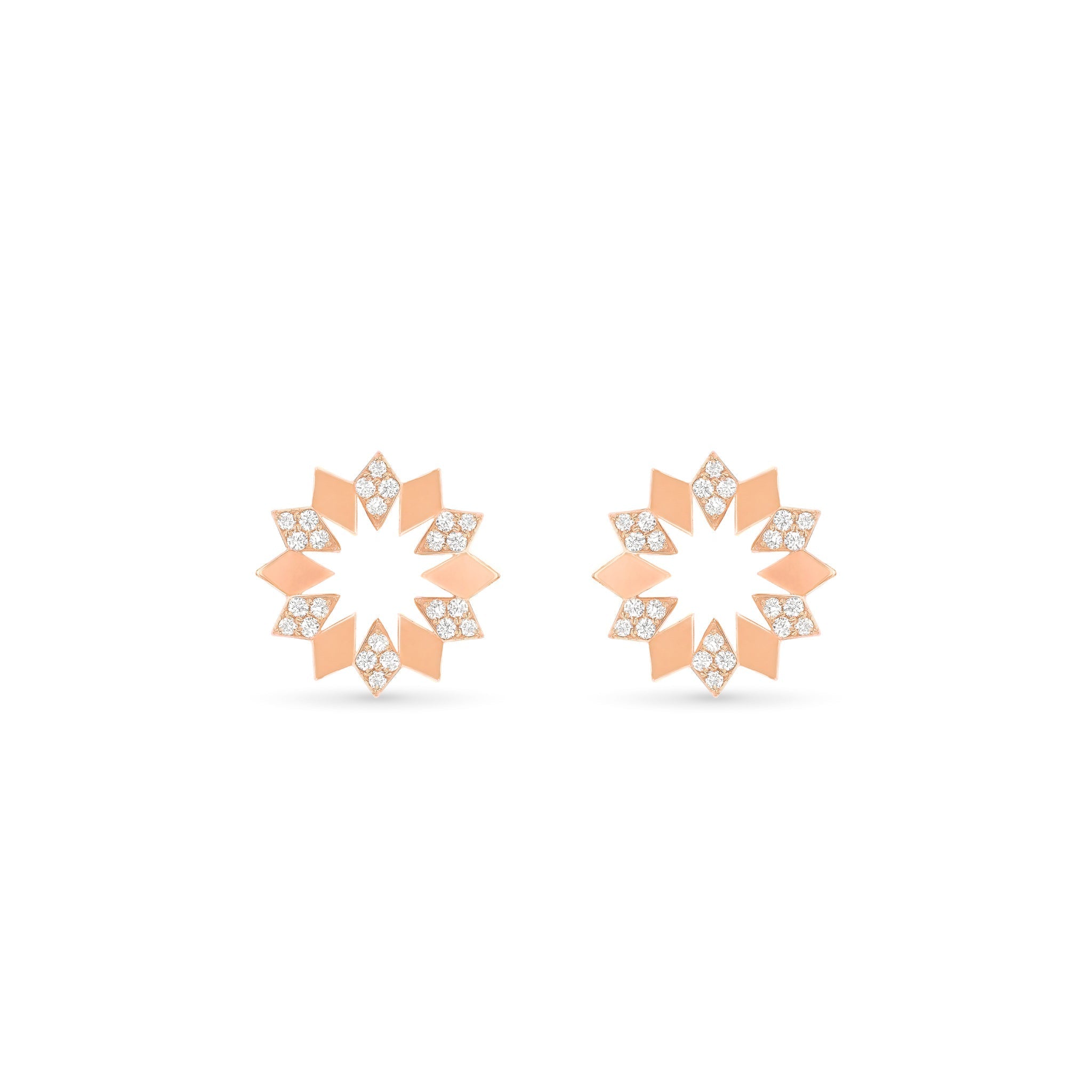 Dahlia Mini Diamond Earrings