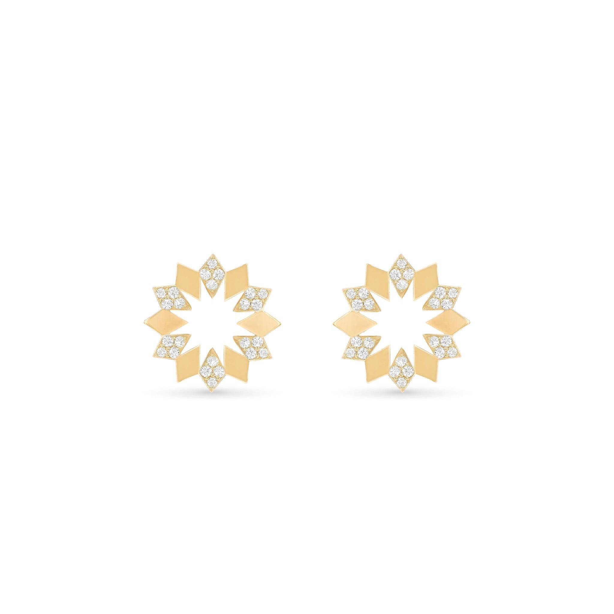 Dahlia Mini Diamond Earrings