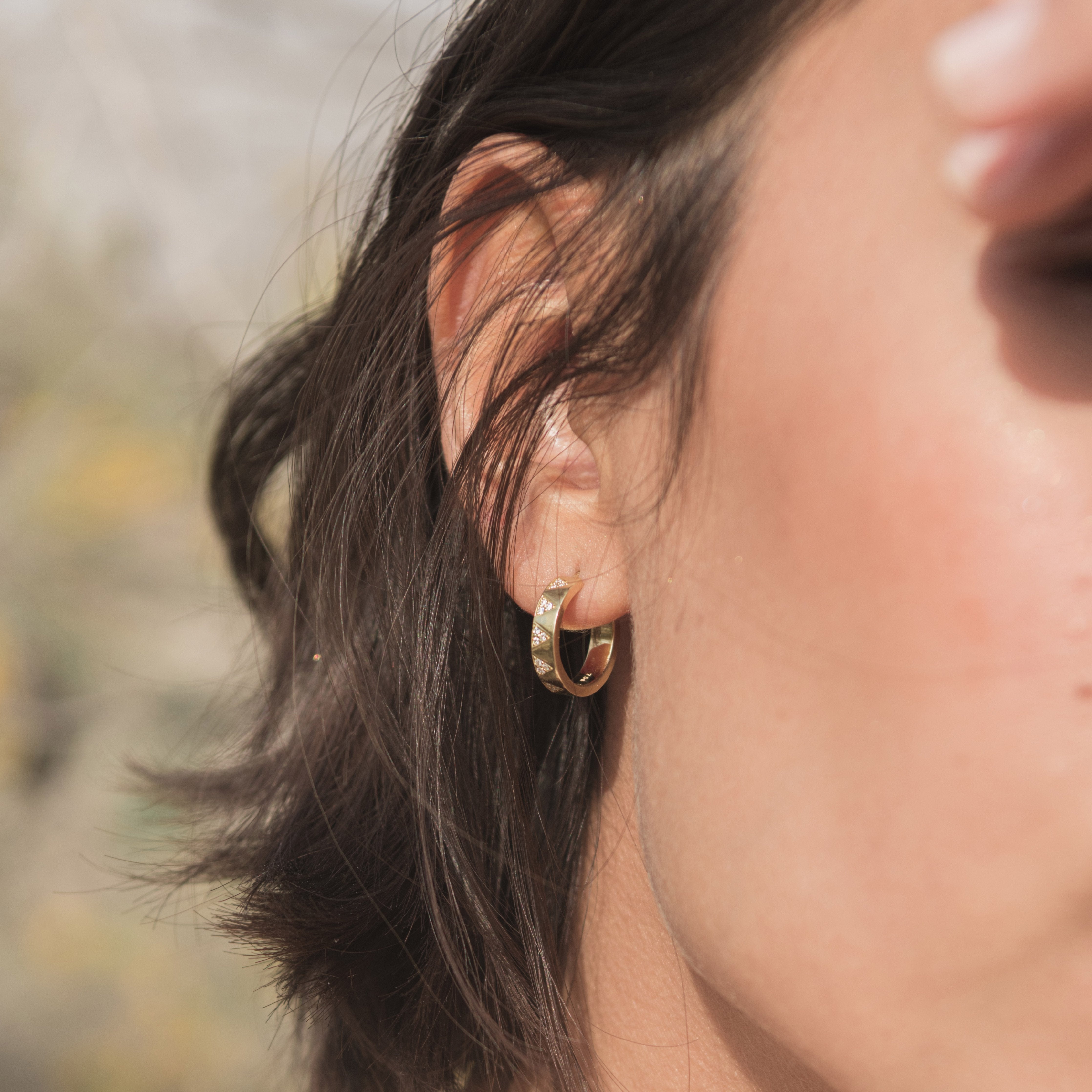 Dahlia Diamond Earrings