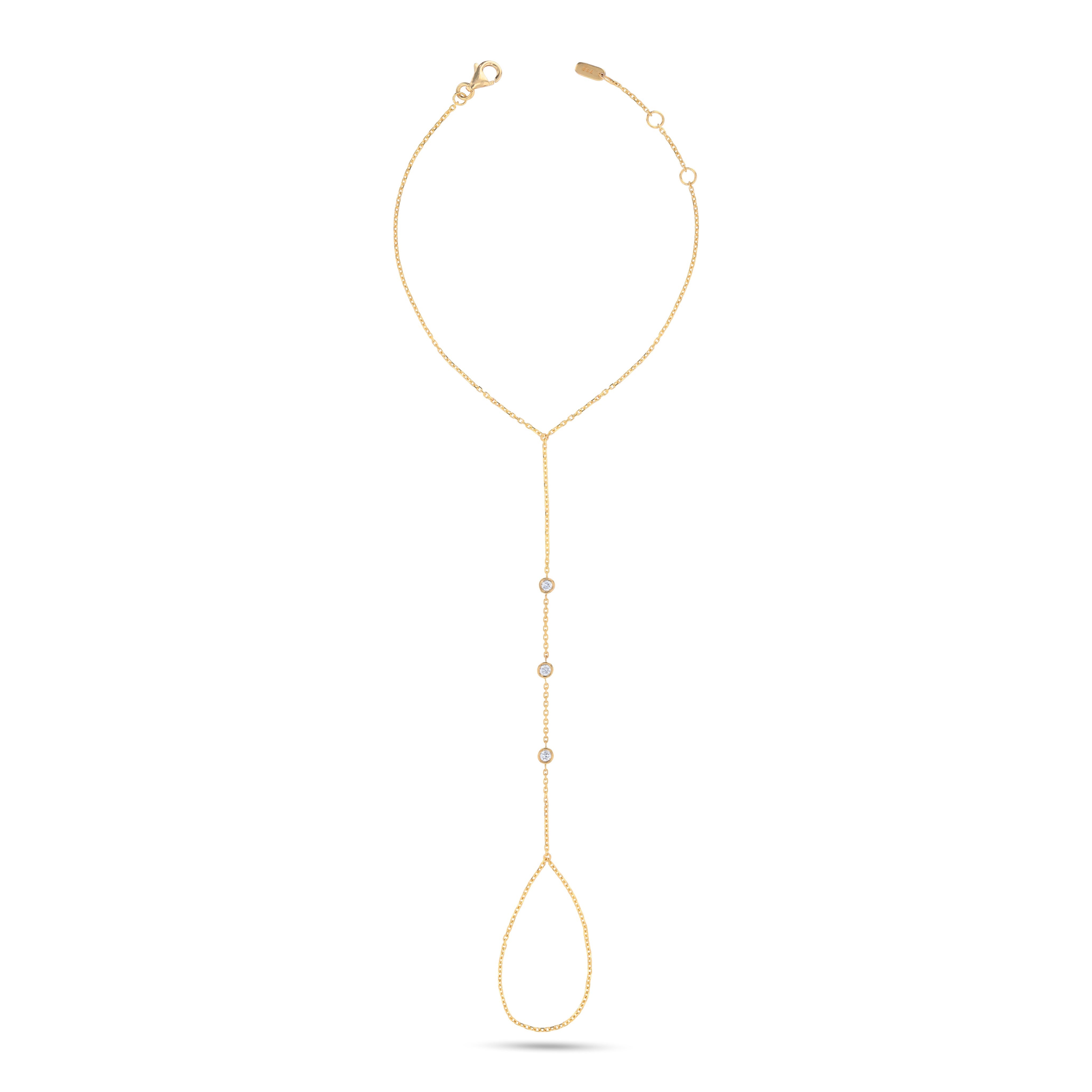 Leena Diamond Hand Chain