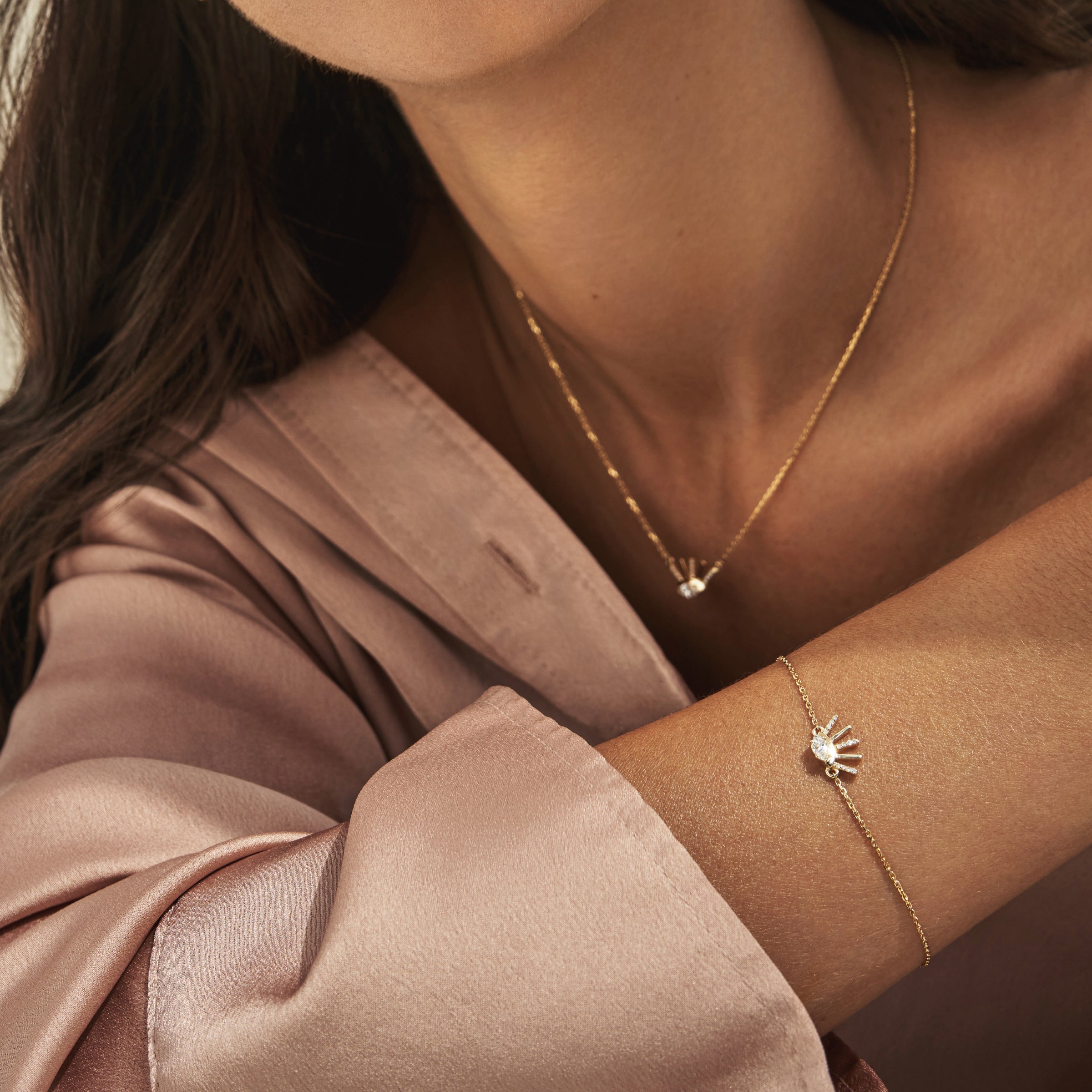Roya Evil Eye Diamond Bracelet