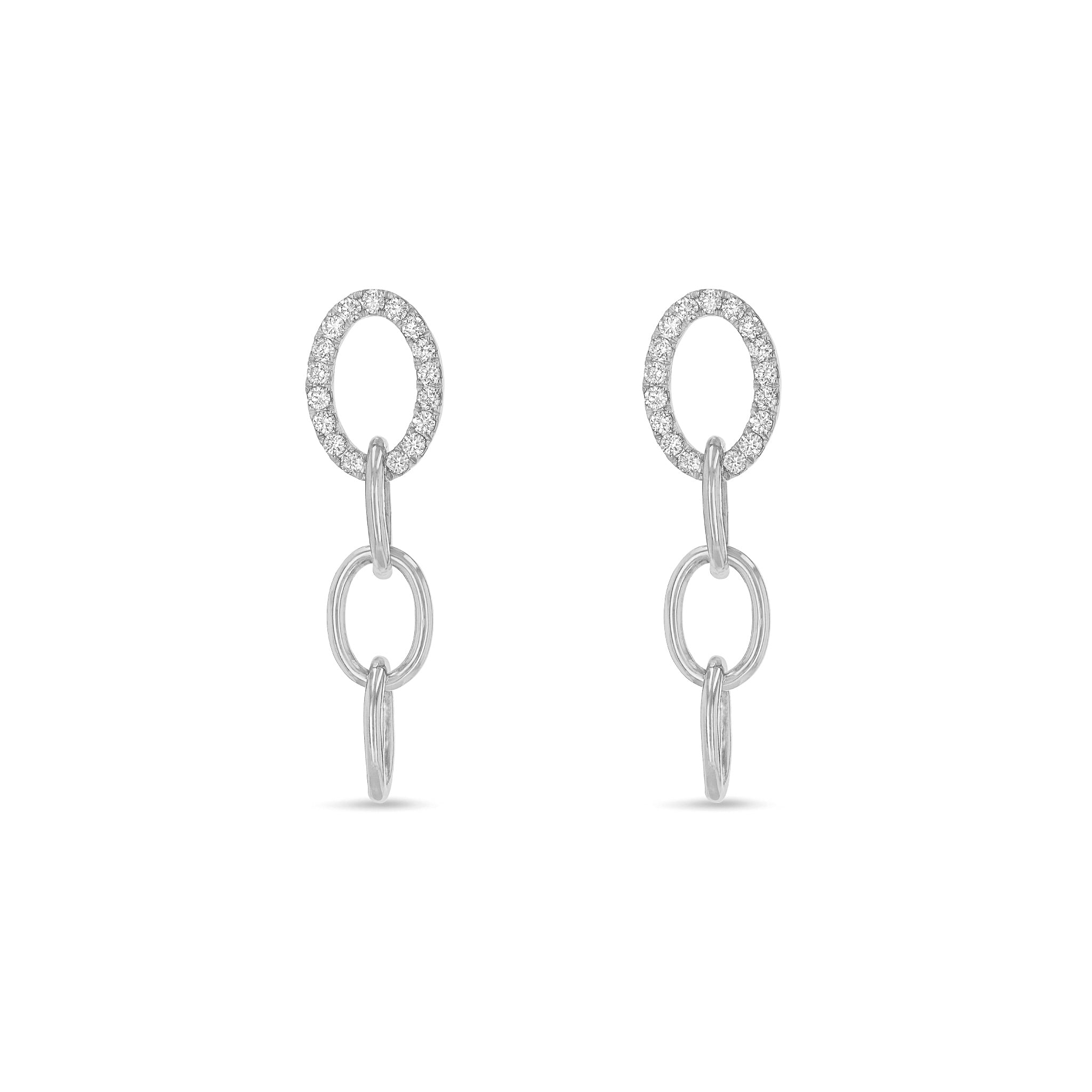 Serena Infinity Diamond Earrings (Preorder by variant metafields)