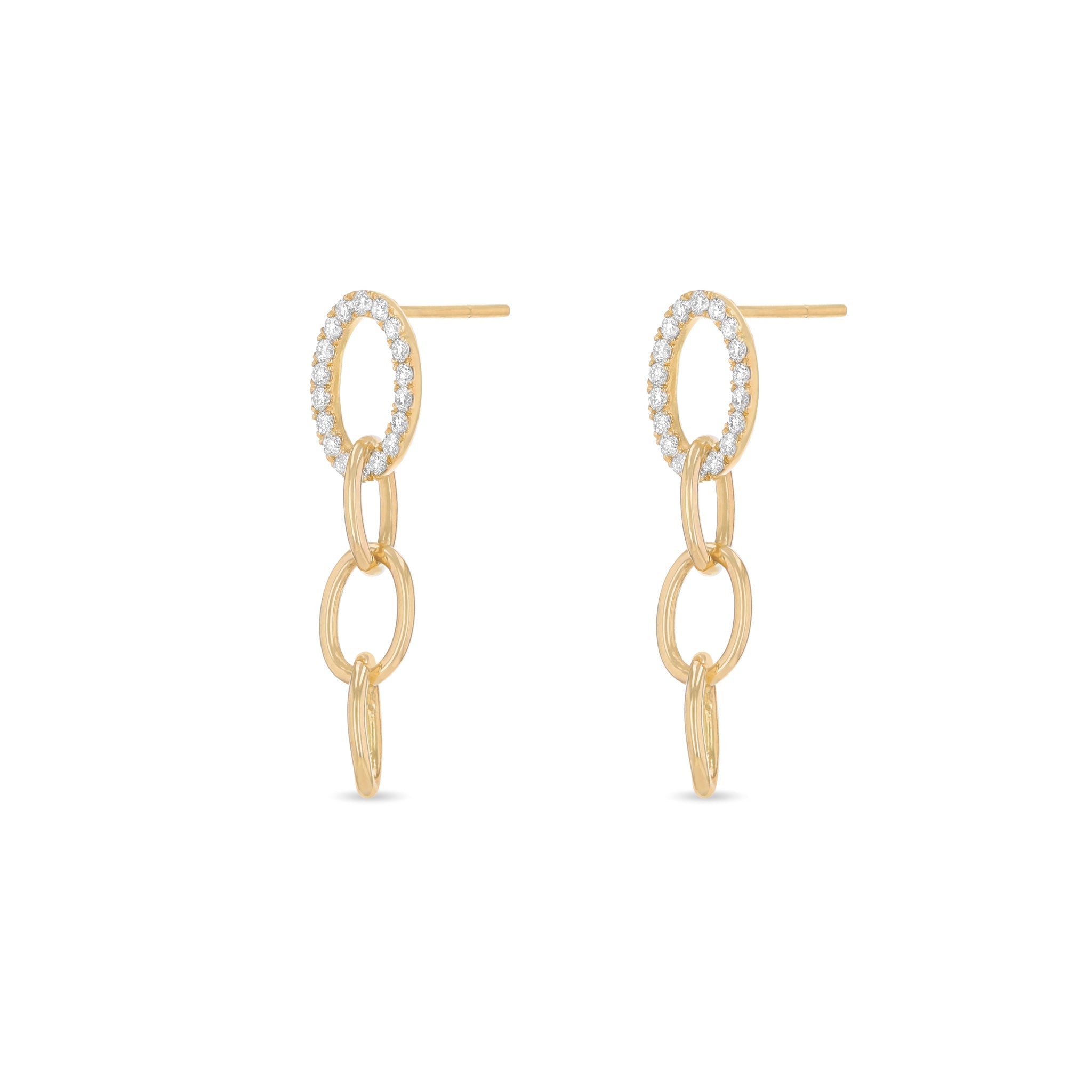 Serena Infinity Diamond Earrings (Preorder by variant metafields)