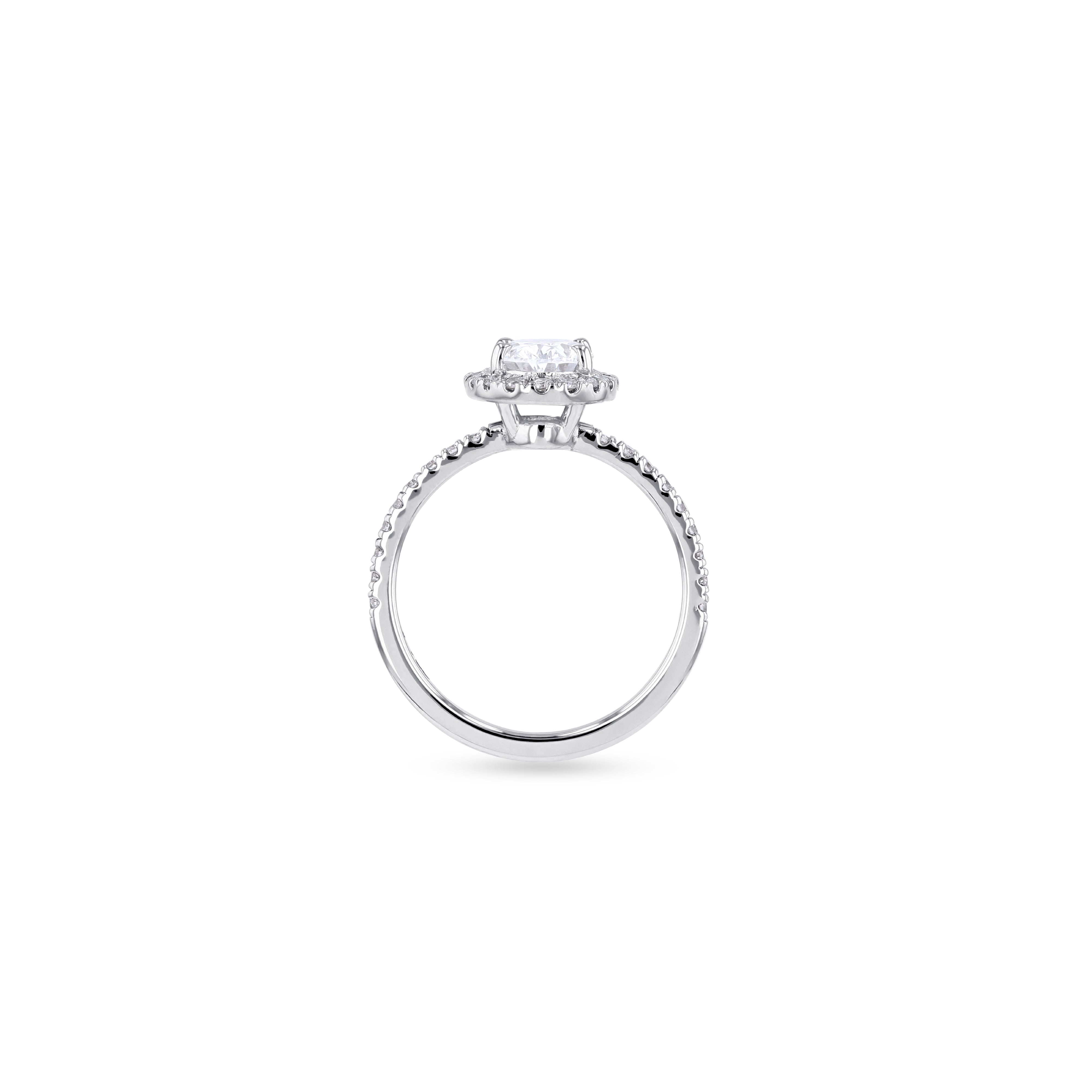 Solstice Classic Halo Diamond Ring