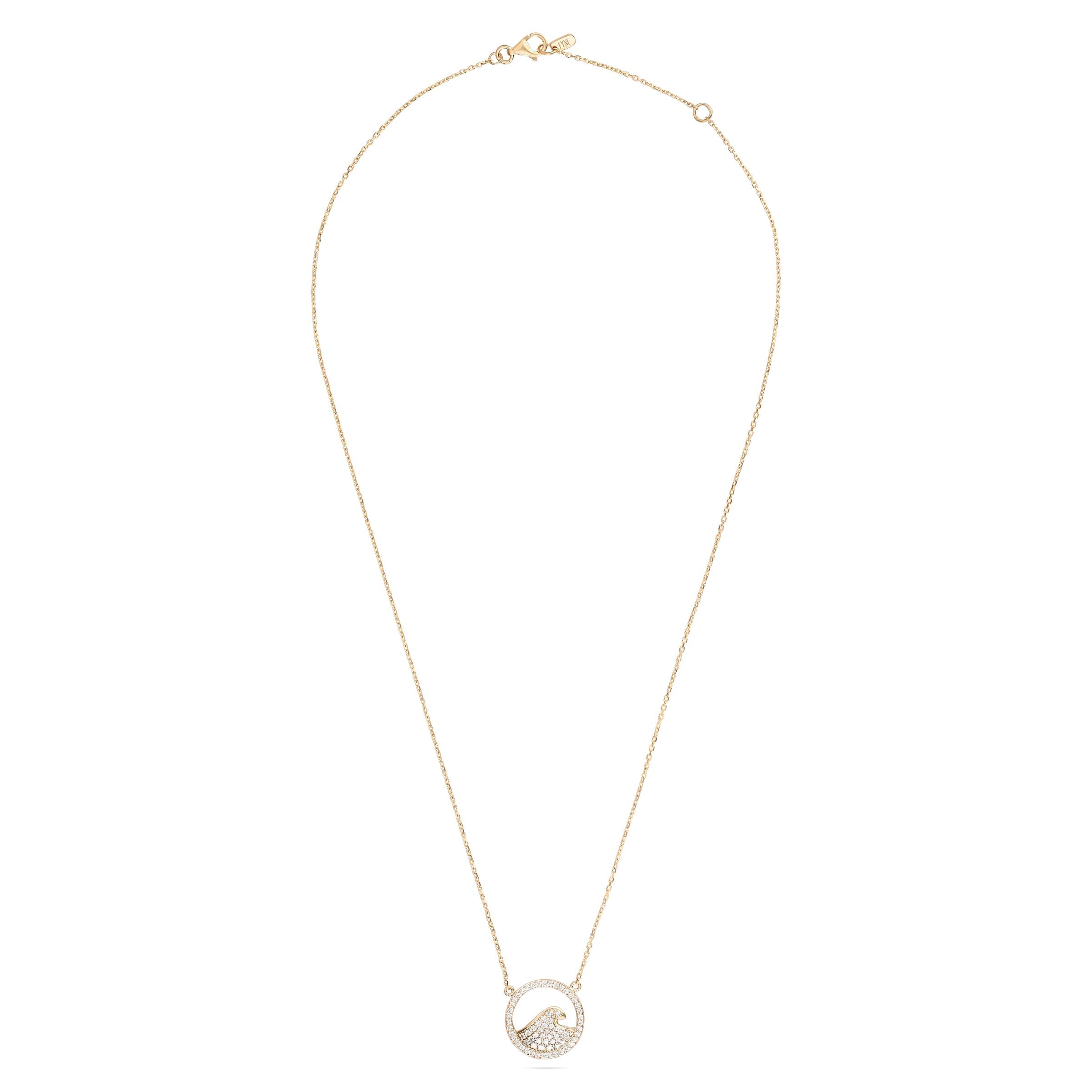 Wave Diamond Necklace