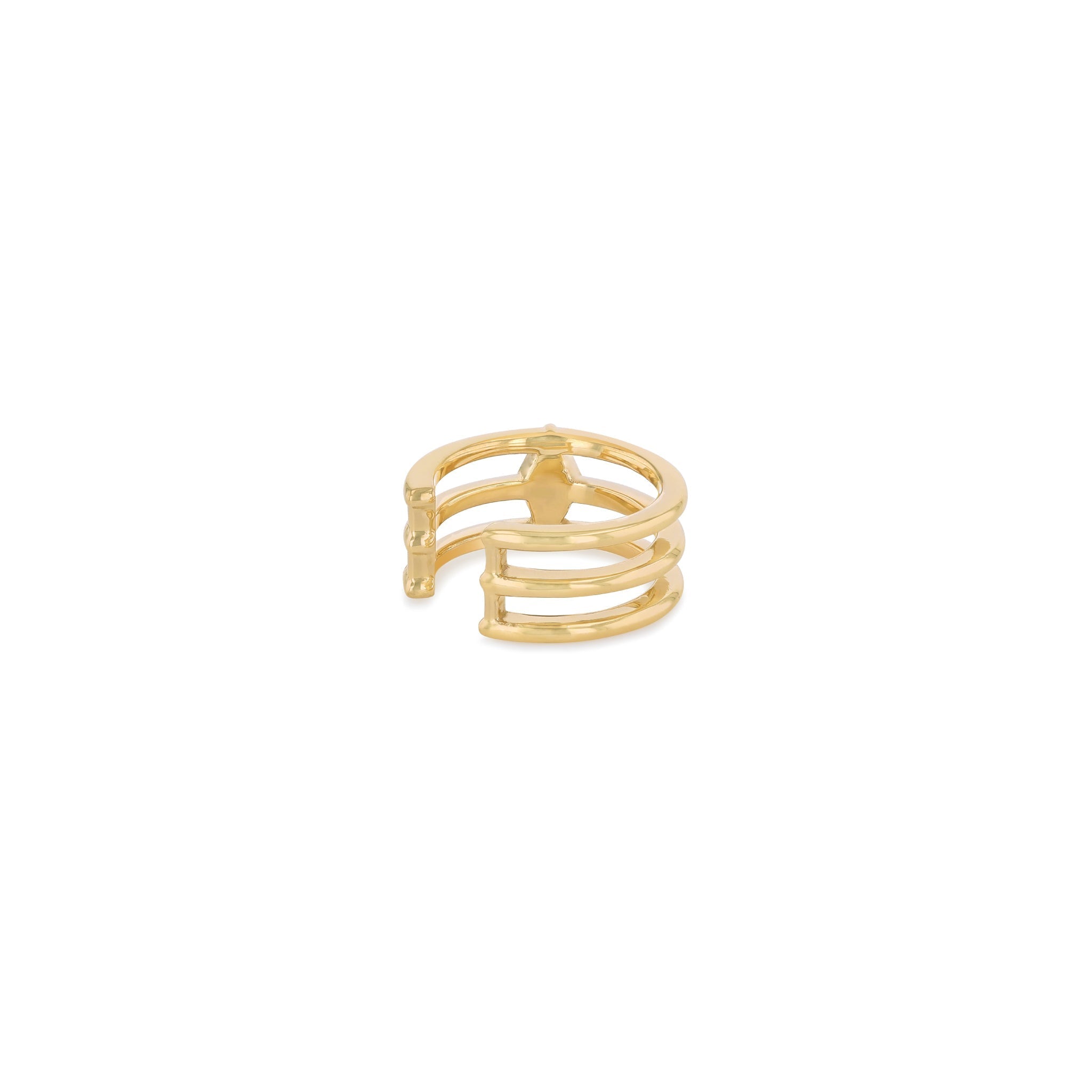 Yara Triple Hoop Ear Cuff