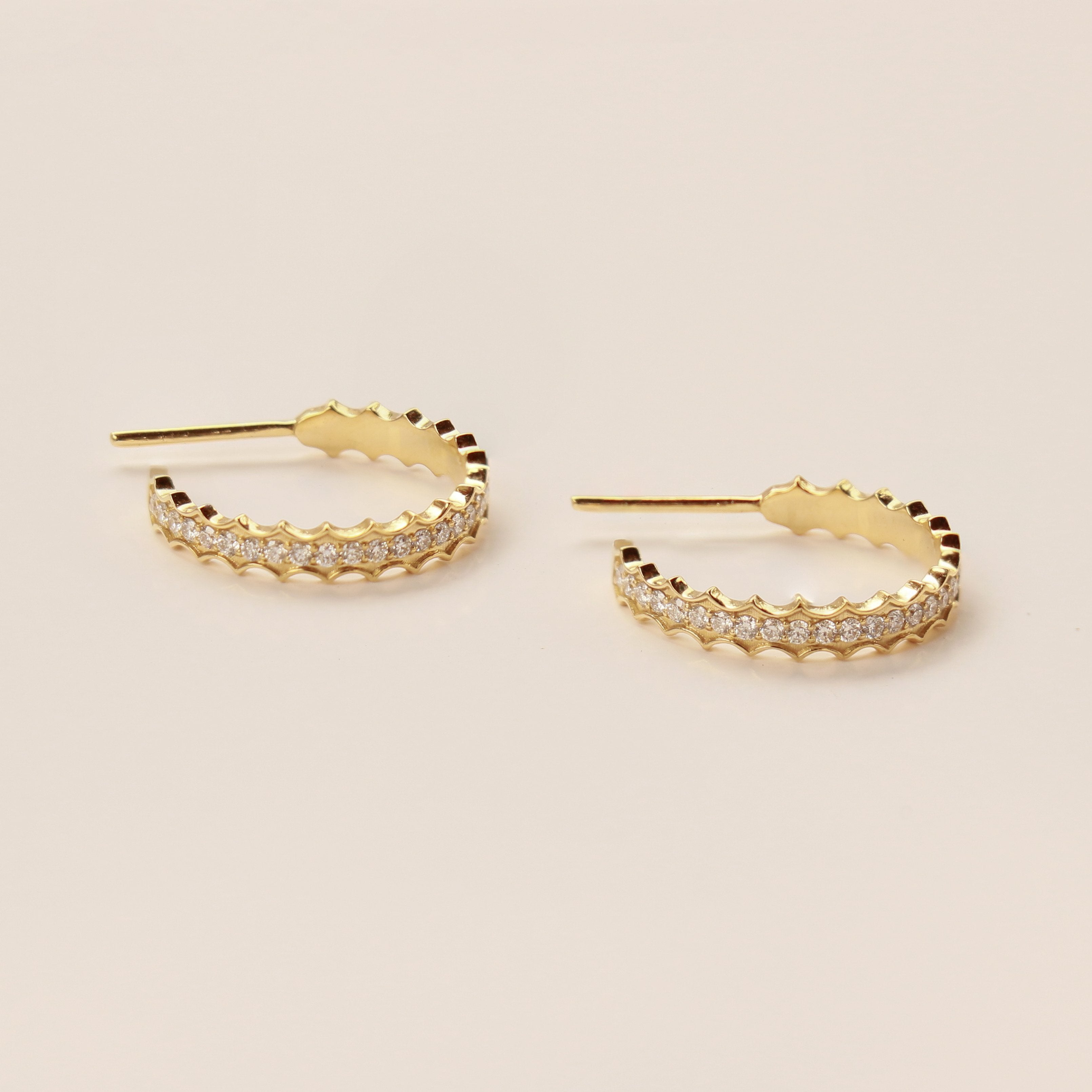 Zora Diamond Hoops